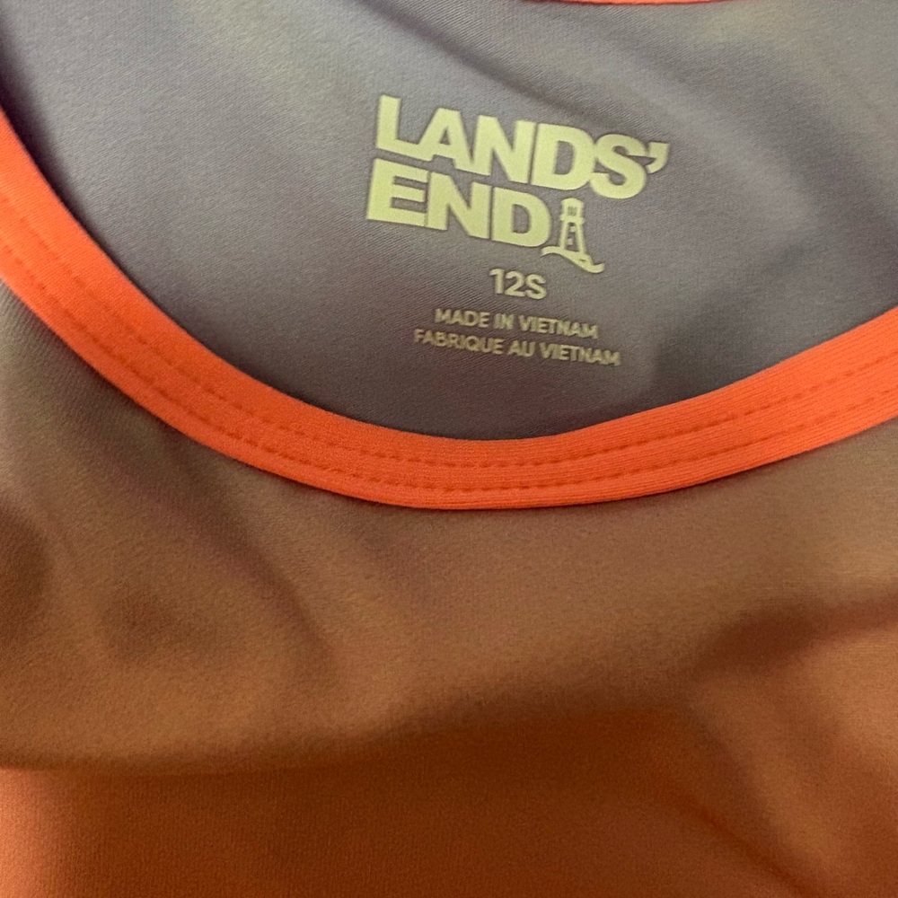 Girls Lands End Rash Guard - Picture 3 of 4
